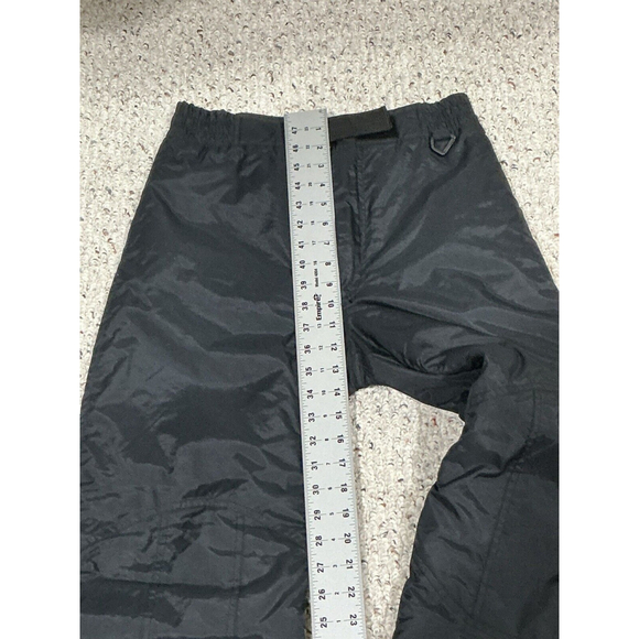 Kids Large Black Snow Pants Pull On Zip Up - Picture 5 of 7